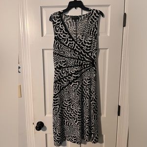 Black and white dress